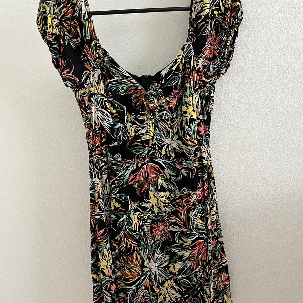 Emory Park Anthropology Puff Sleeve Bodycon Mini Dress